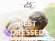 Tablet Screenshot of bestdressedbabes.com